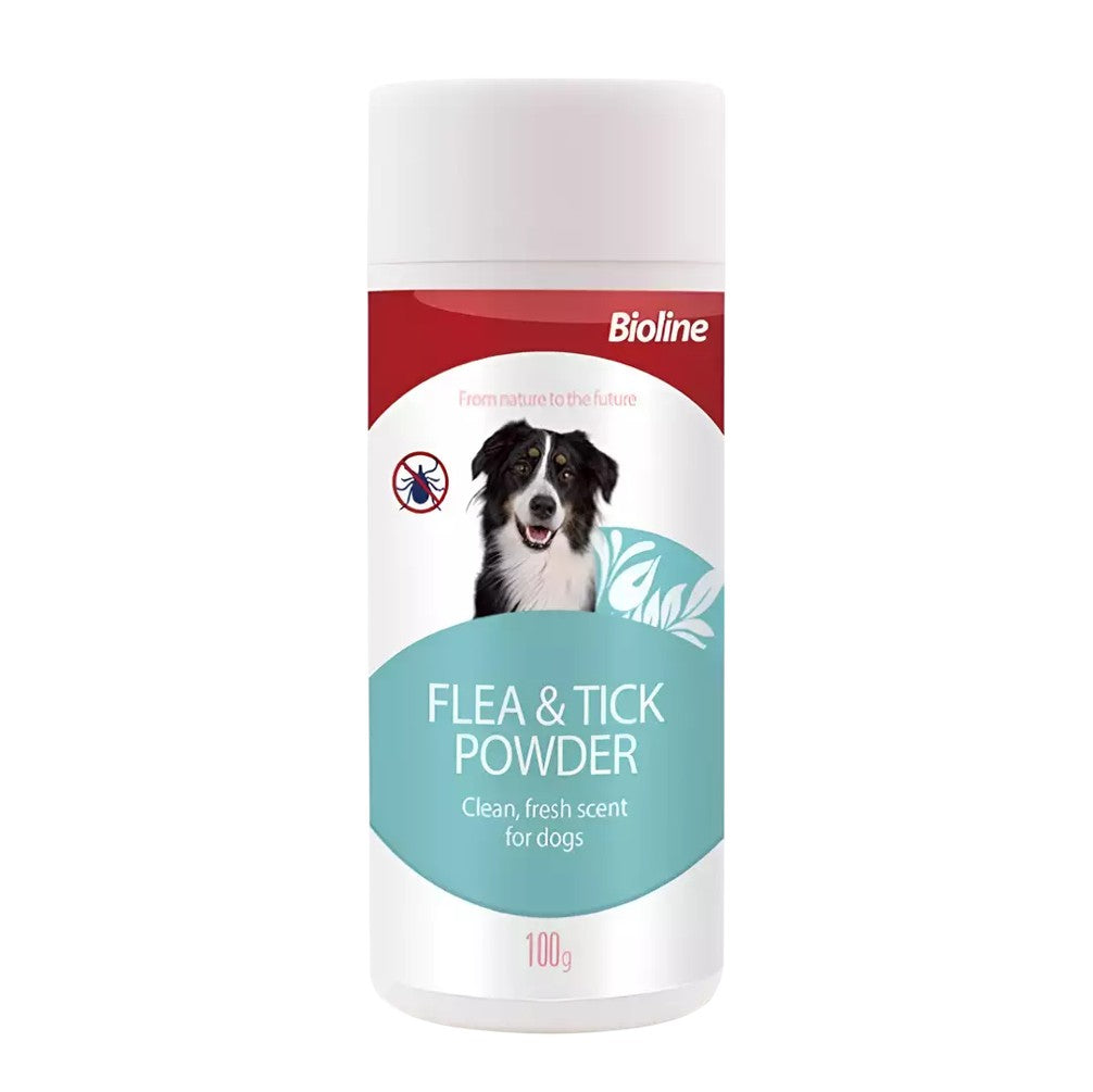 Bioline Flea & Tick Powder 100Gr