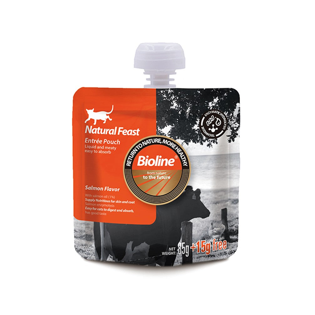 BIOLINE Natural Feast Entree Pouch Cat Food 85g