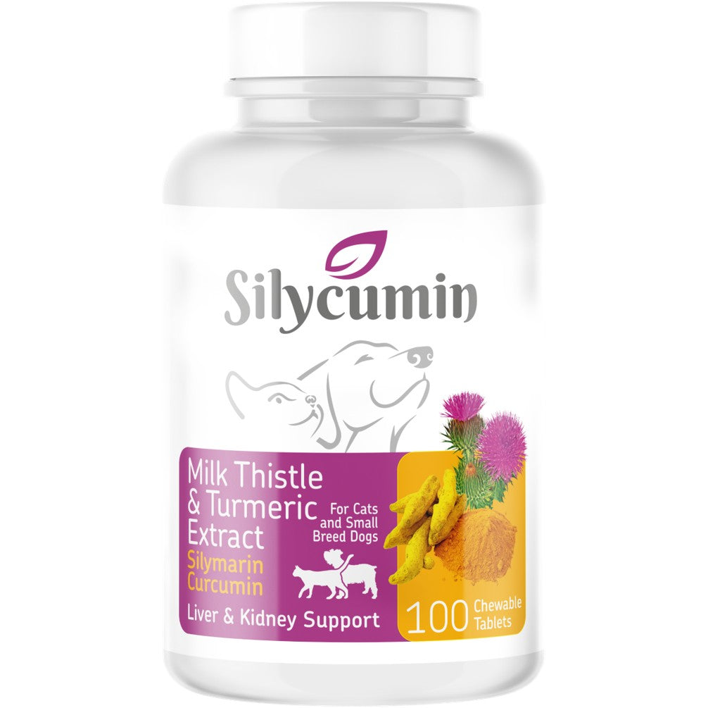 Silycumin Cats & Small Breed Dogs (Liver & Kidney) 100 Tabs