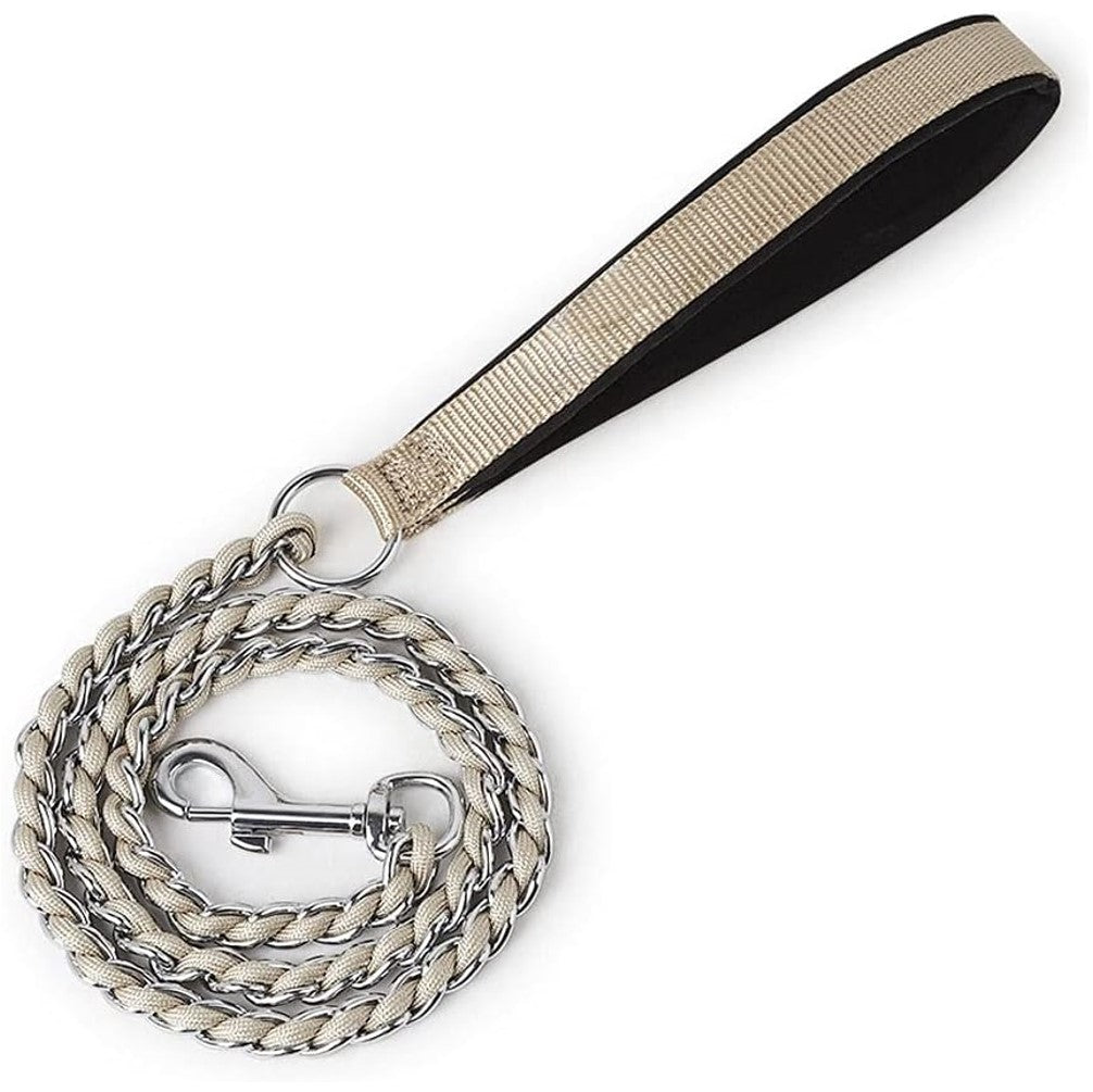 Chain Leash With Padded Handle