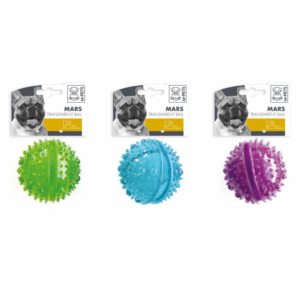 MPETS MARS TRANSPARENT BALLS TREAT DISPENSER