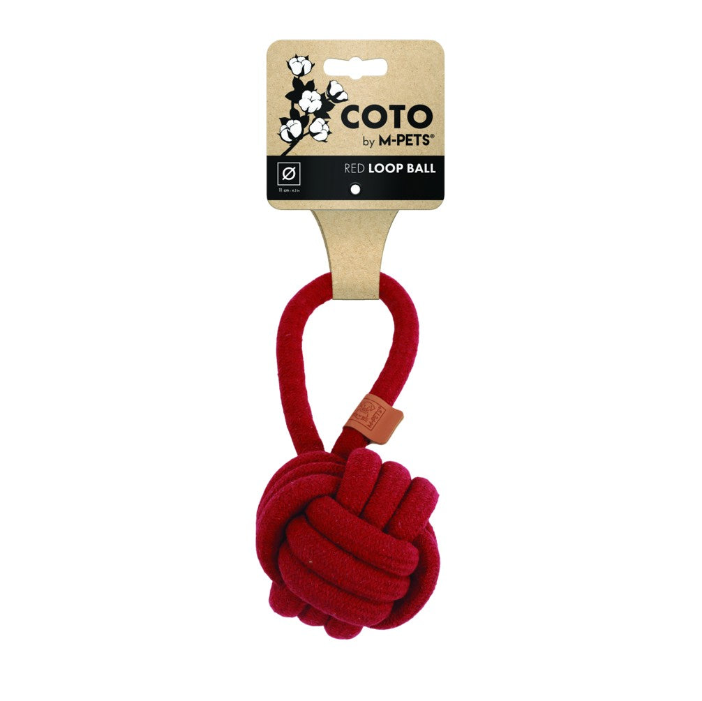 M–Pets COTO Red Loop Ball