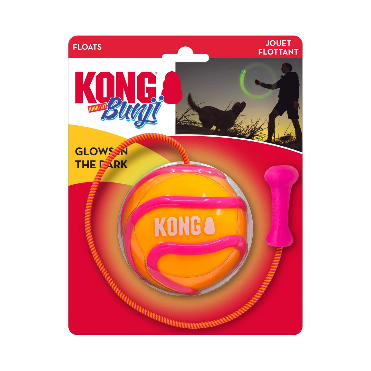 KONG Bunji High-Viz Ball Assorted