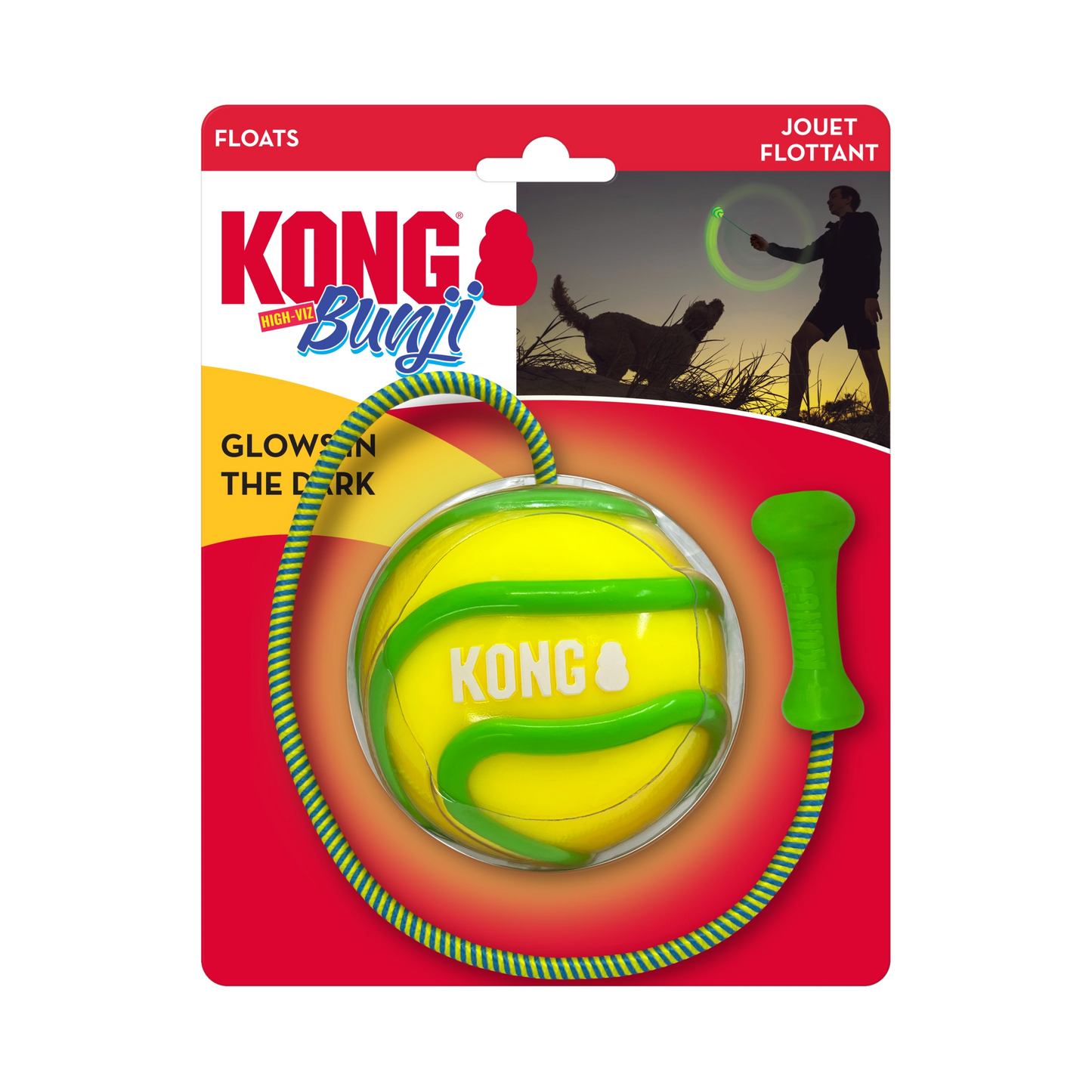 KONG Bunji High-Viz Ball Assorted