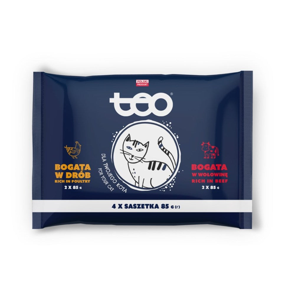 TEO Cat Pouches - 4pcs (85Gr)