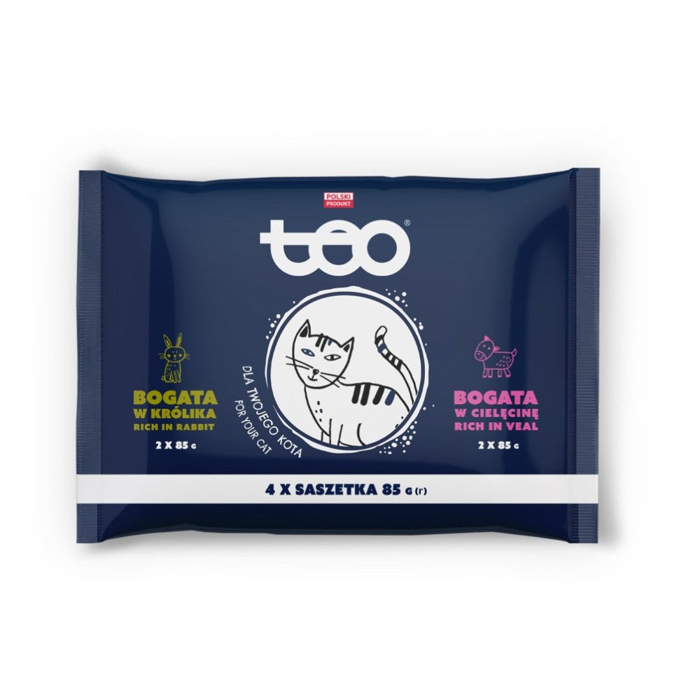 TEO Cat Pouches - 4pcs (85Gr)