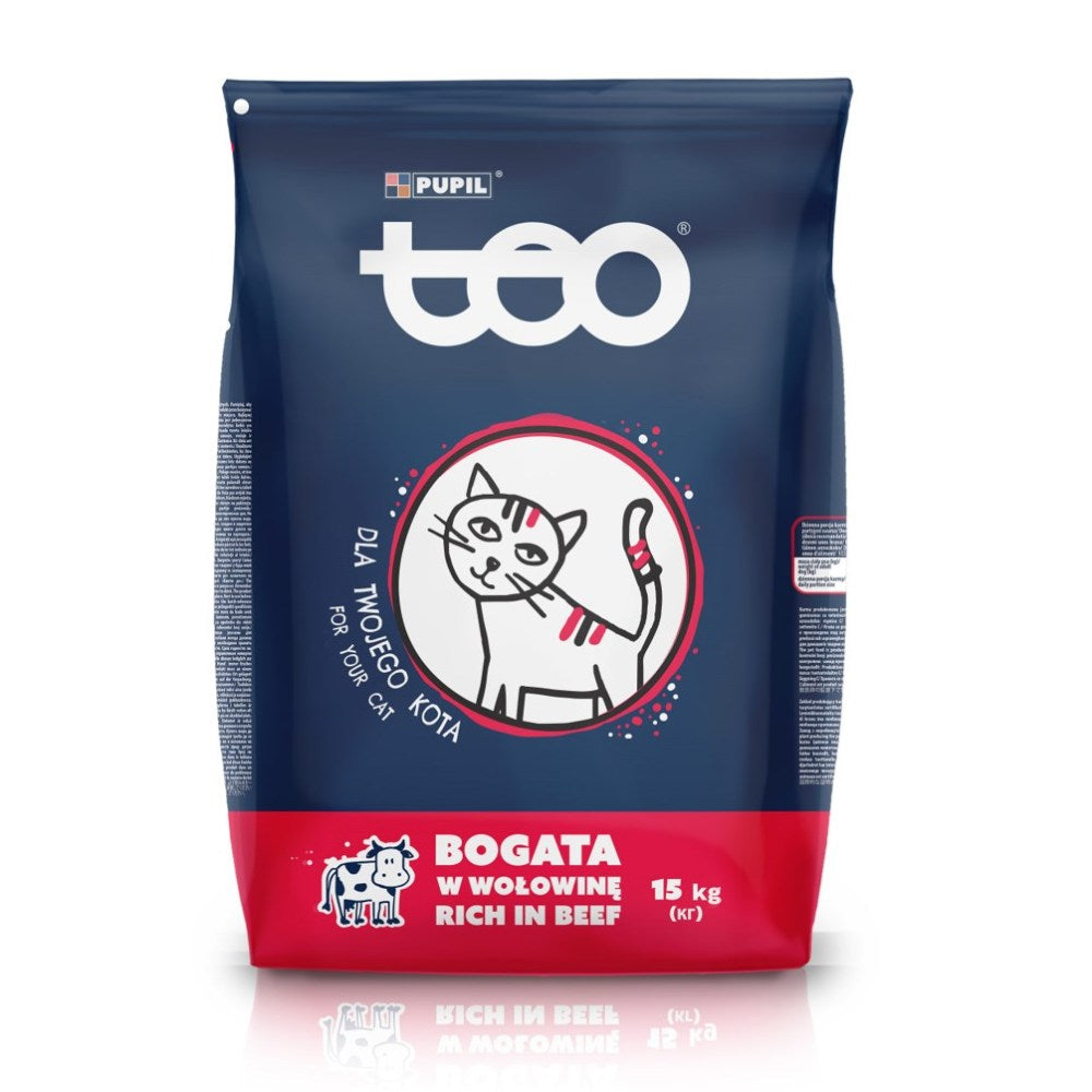 TEO Dry Cat Food – Rich in Beef