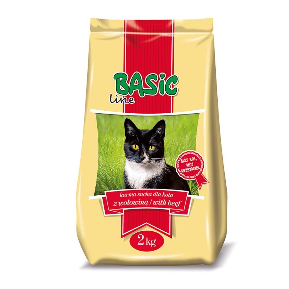 BASIC Dry Cat Food - Beef - Petzone Kenya