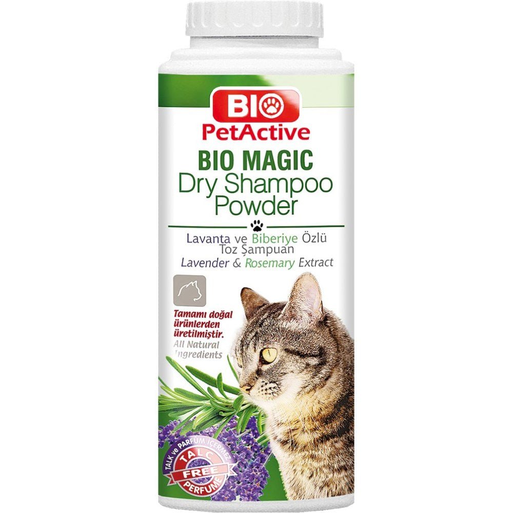 BIO PETACTIVE DRY CAT SHAMPOO POWDER - Petzone Kenya