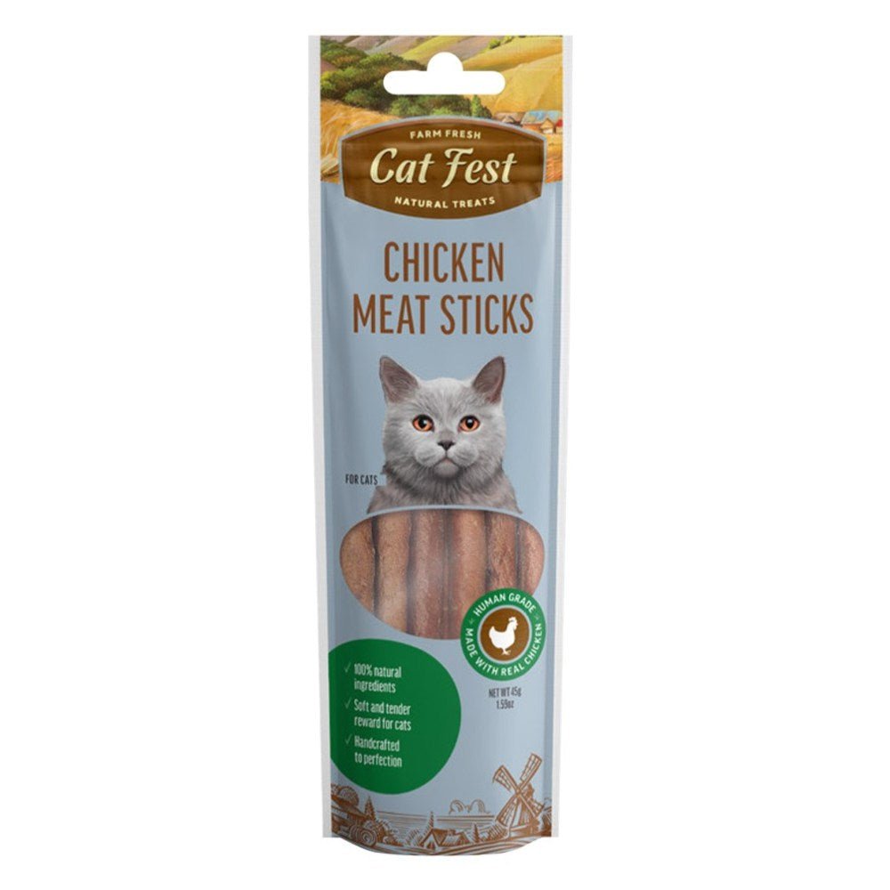 CAT FEST Chicken Meat Sticks - 45Gr - Petzone Kenya