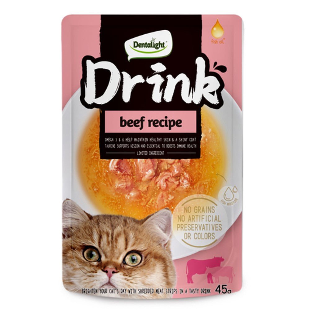 Dentalight Cat Drink - Beef Recipe 45g - Petzone Kenya