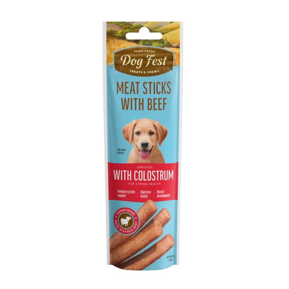DOG FEST Puppy Beef Stick With Colostrum - 45Gr - Petzone Kenya