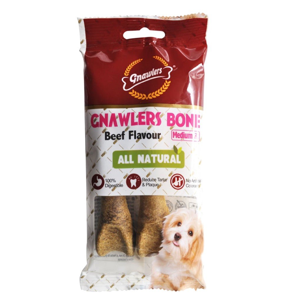Gnawlers 4.5" Medium Bone (2Pcs) - 95Gr - Petzone Kenya