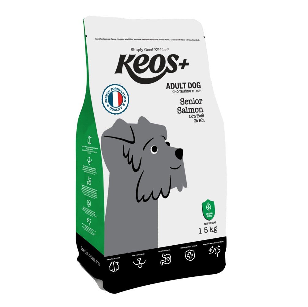 KEOS+ Adult Dog Senior - Salmon 1.5Kg - Petzone Kenya