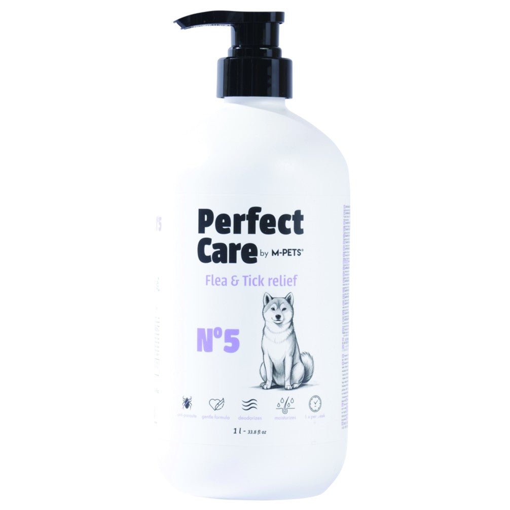 M–Pets PERFECT CARE No.5 – Flea Tick Relief Dog Shampoo 1L - Petzone Kenya