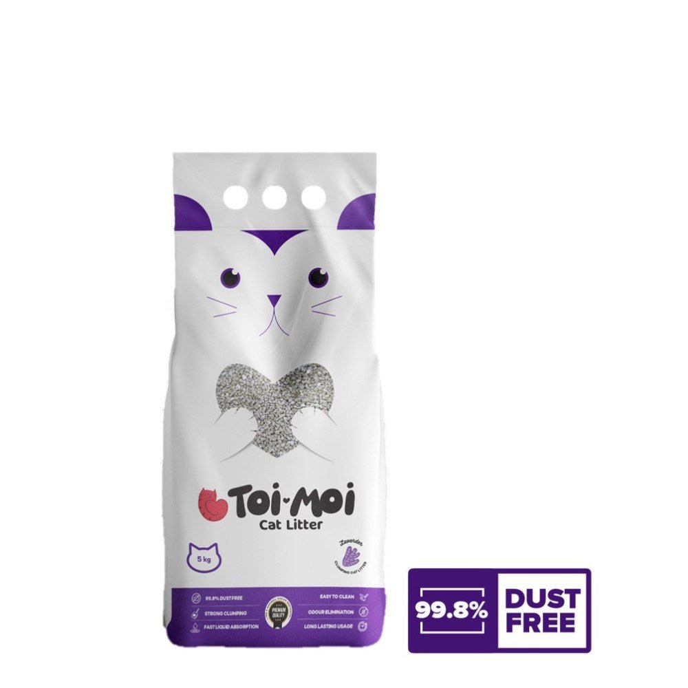 TOI - MOI Flora Lavender Scented Clumping Cat Litter - Petzone Kenya