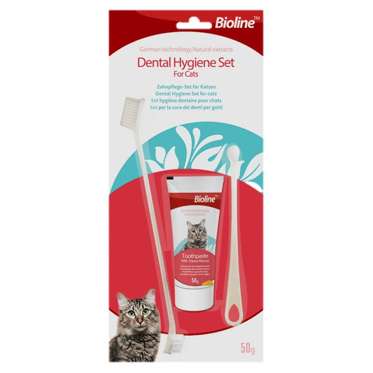 BIOLINE DENTAL HYGIENE SET FOR CATS