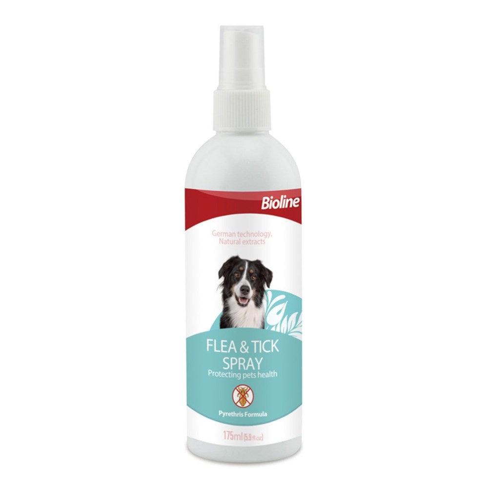 BIOLINE DOG FLEA AND TICK SPRAY