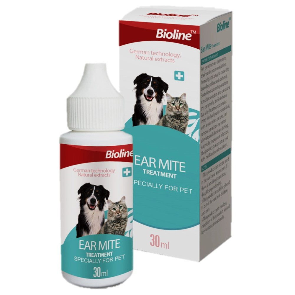 BIOLINE EAR MITE TREATMENT (DOG & CAT)