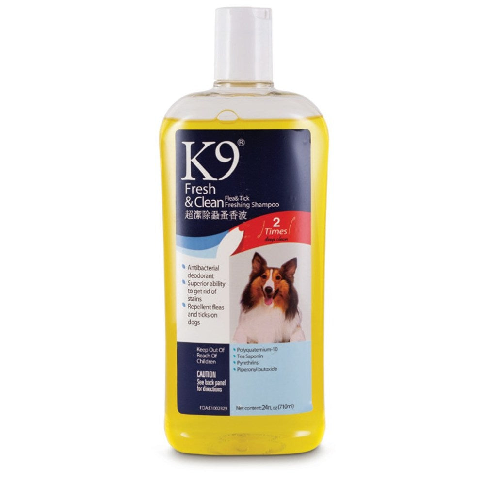 K9 Flea & Tick Freshing Dog Shampoo