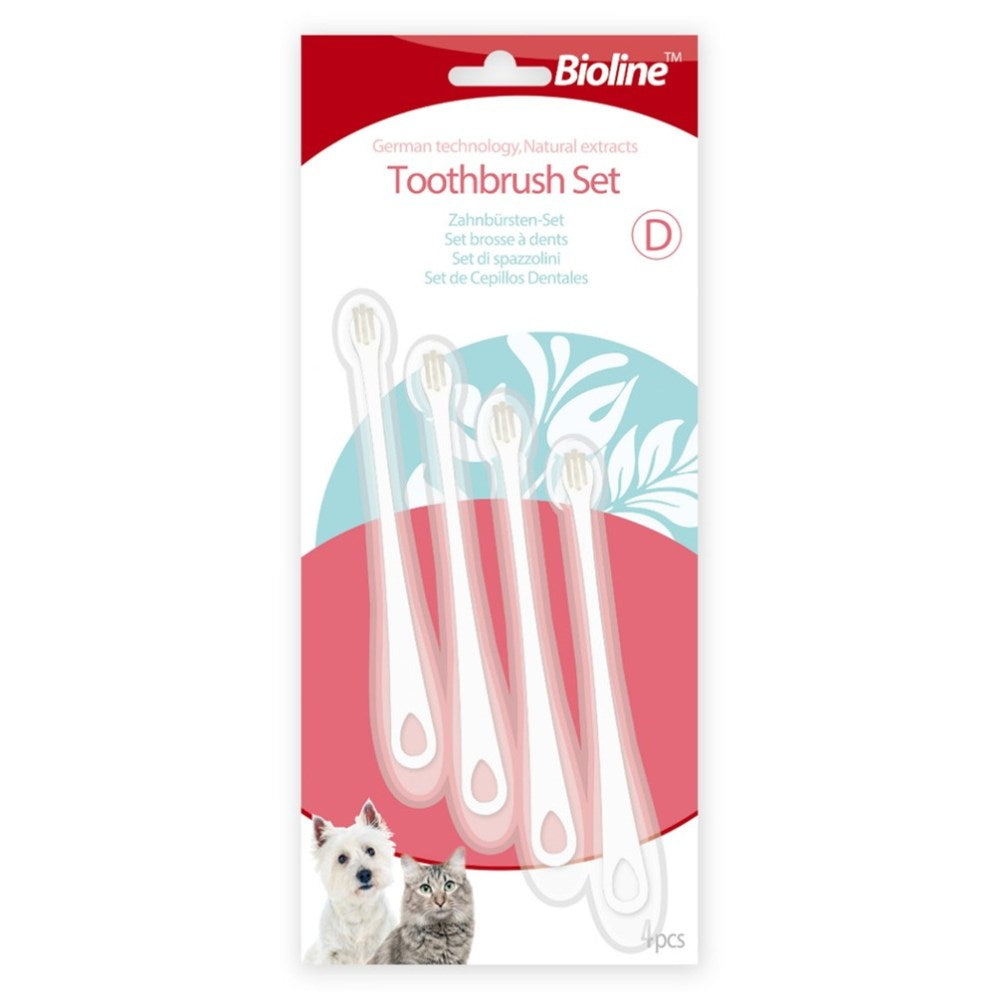 BIOLINE Toothbrush Set (Cat and Puppy)