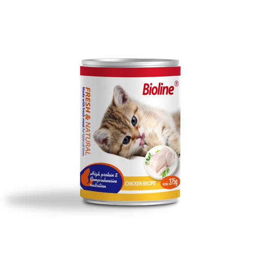 BIOLINE Canned Cat Food 375g