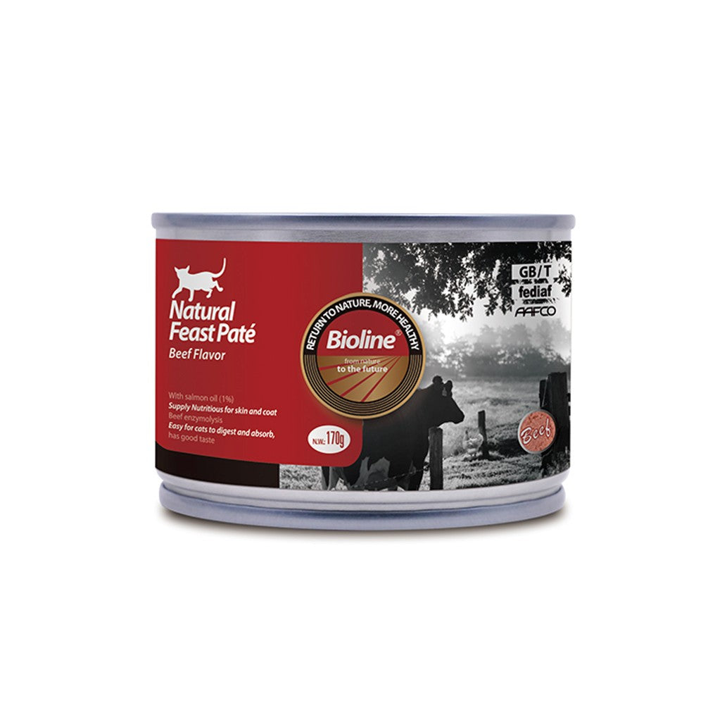BIOLINE Natural Feast Pate Cat Can 170g