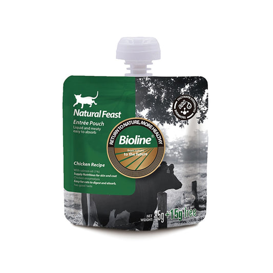 BIOLINE Natural Feast Entree Pouch Cat Food 85g