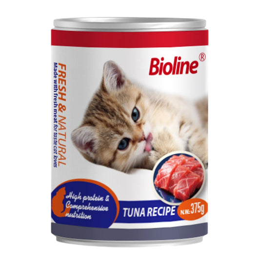 Bioline Canned Cat Food - Tuna 375g