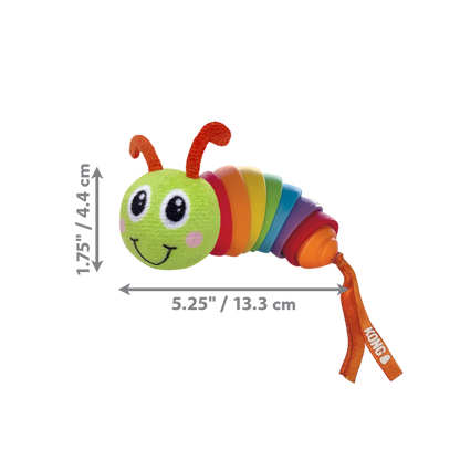 KONG Bat-A-Bout Clackz Caterpillar