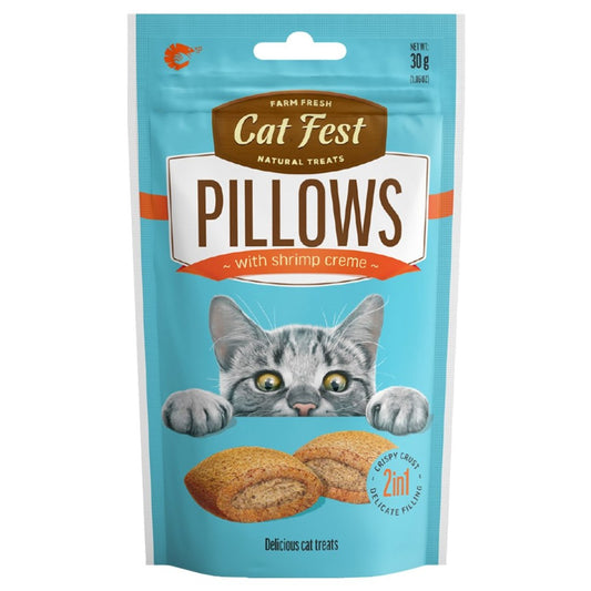 CAT FEST Pillows with Shrimp Creme - 30Gr