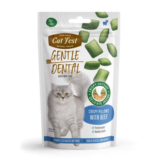 CAT FEST Gentle Dental Pillows with delicate cream