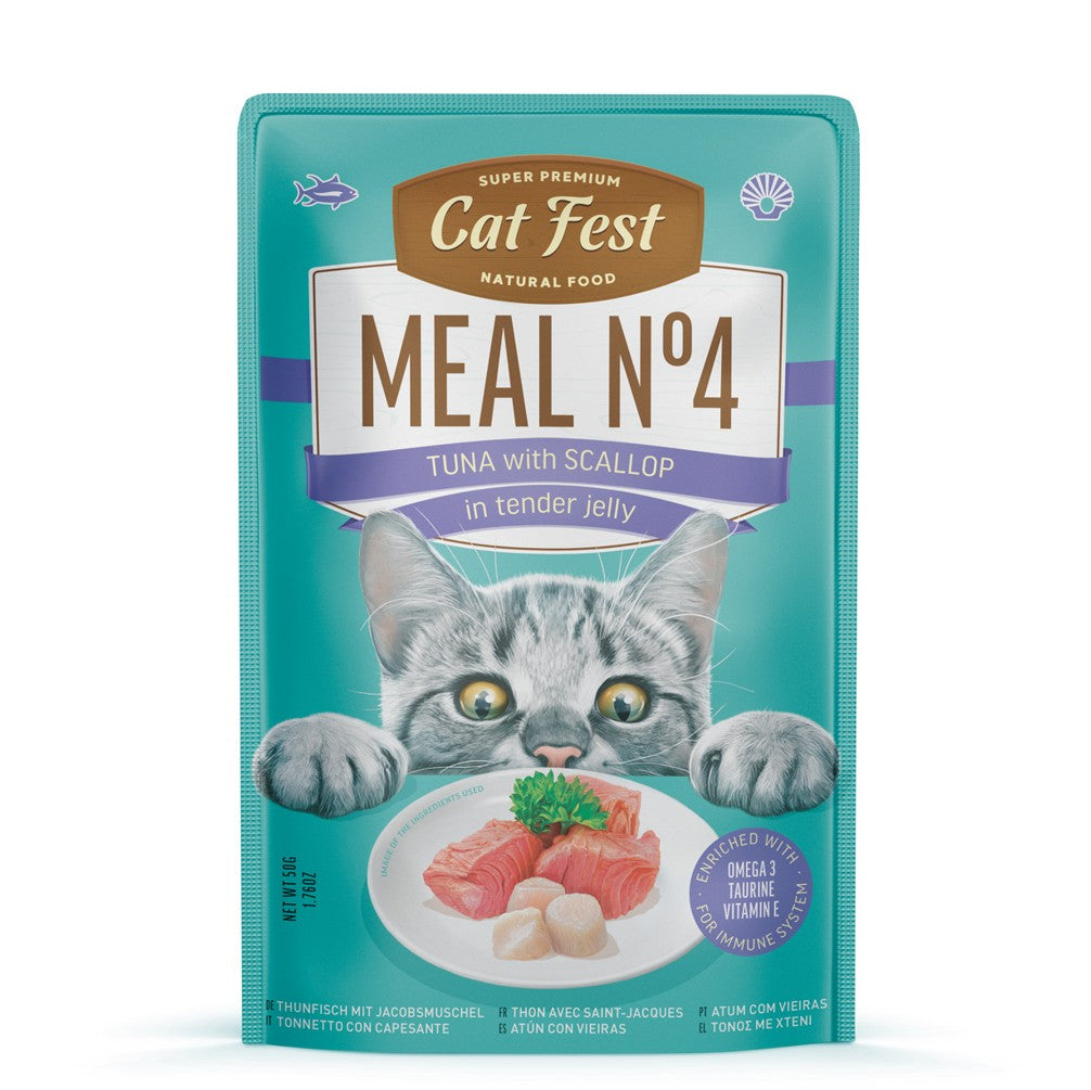 CAT FEST Pouches made from Dark Tuna Meat