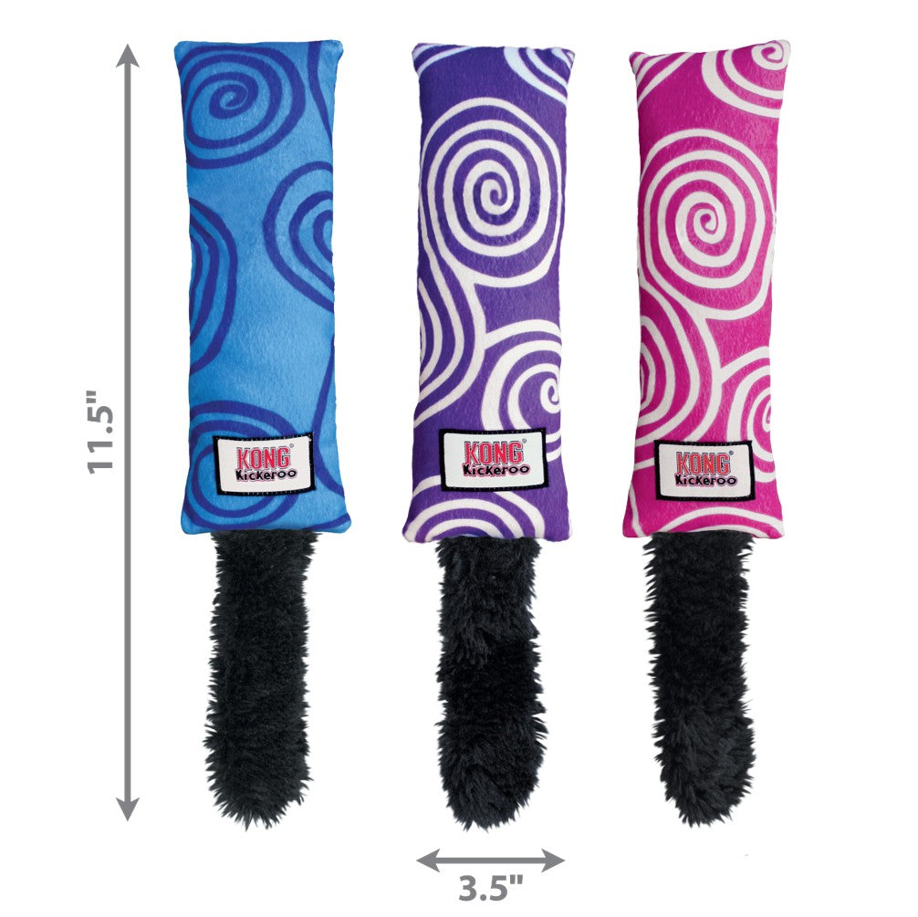 KONG Kickeroo Swirl Assorted