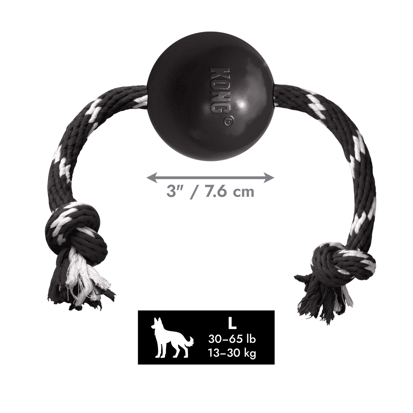 KONG Extreme Ball w/Rope