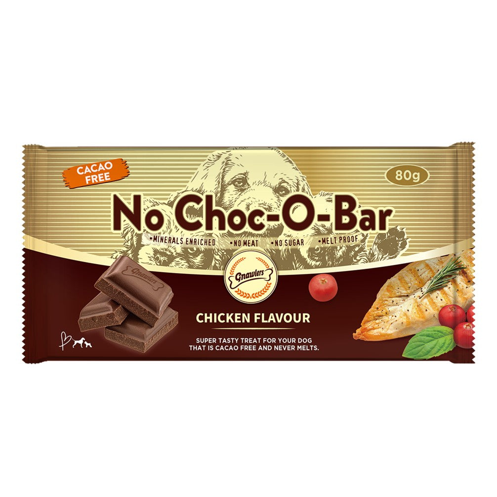 Gnawlers No Choc O Bar 80g