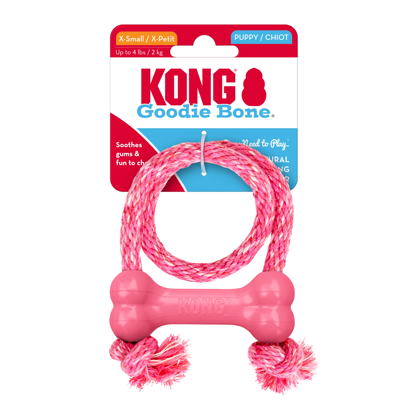 KONG Puppy Goodie Bone w/Rope