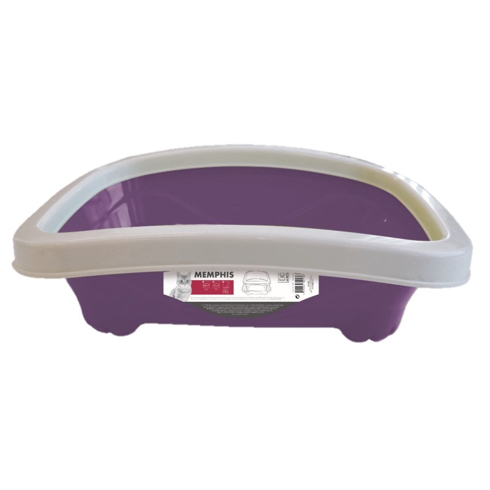 MPETS MEMPHIS - CAT LITTER TRAY WITH RIM