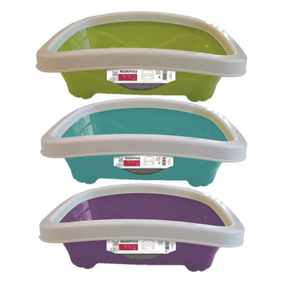 MPETS MEMPHIS - CAT LITTER TRAY WITH RIM