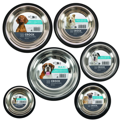 M–Pets CROCK Stainless Steel Bowl