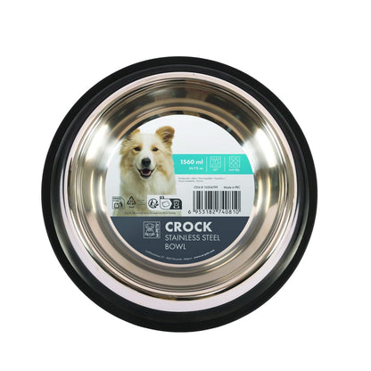 M–Pets CROCK Stainless Steel Bowl