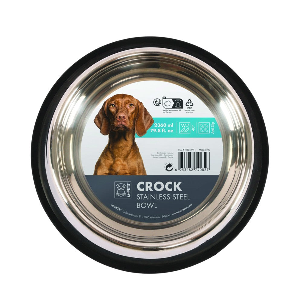 M–Pets CROCK Stainless Steel Bowl