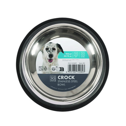 M–Pets CROCK Stainless Steel Bowl