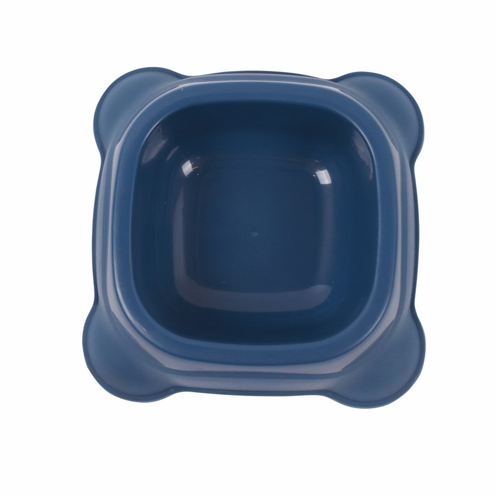 M–Pets PLASTIC SINGLE BOWL – Black, Blue, Turquoise