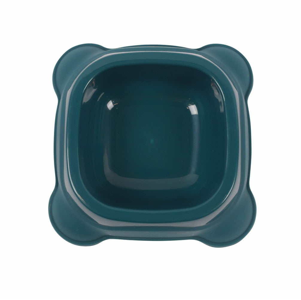 M–Pets PLASTIC SINGLE BOWL – Black, Blue, Turquoise