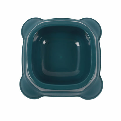 M–Pets PLASTIC SINGLE BOWL – Black, Blue, Turquoise