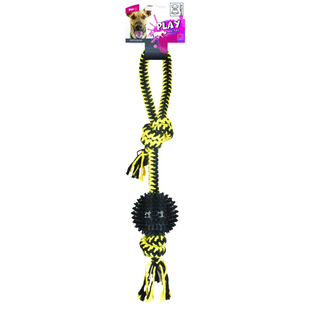 M–Pets TWIST Prickly Ball – Blue, Pink, Yellow