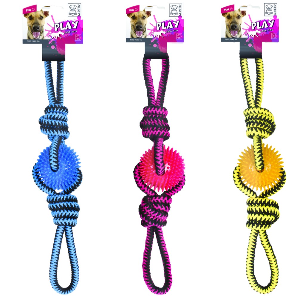 M–Pets TWIST Prickly Trio – Blue, Pink, Yellow