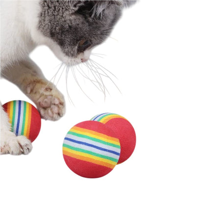 M–Pets WONDERS Cat Toy Rainbow Ball