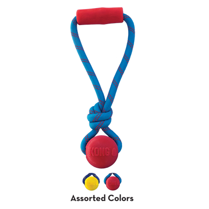 KONG Jaxx Brights Tug w/Ball Assorted